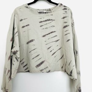 Vici tie-due Cropped pullover